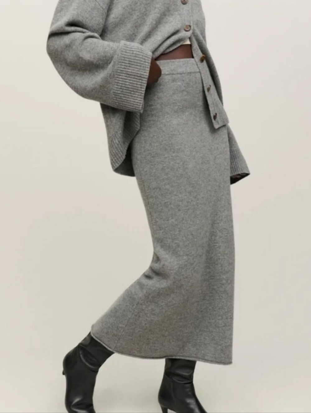 REFORMATION FAE WOOL SKIRT